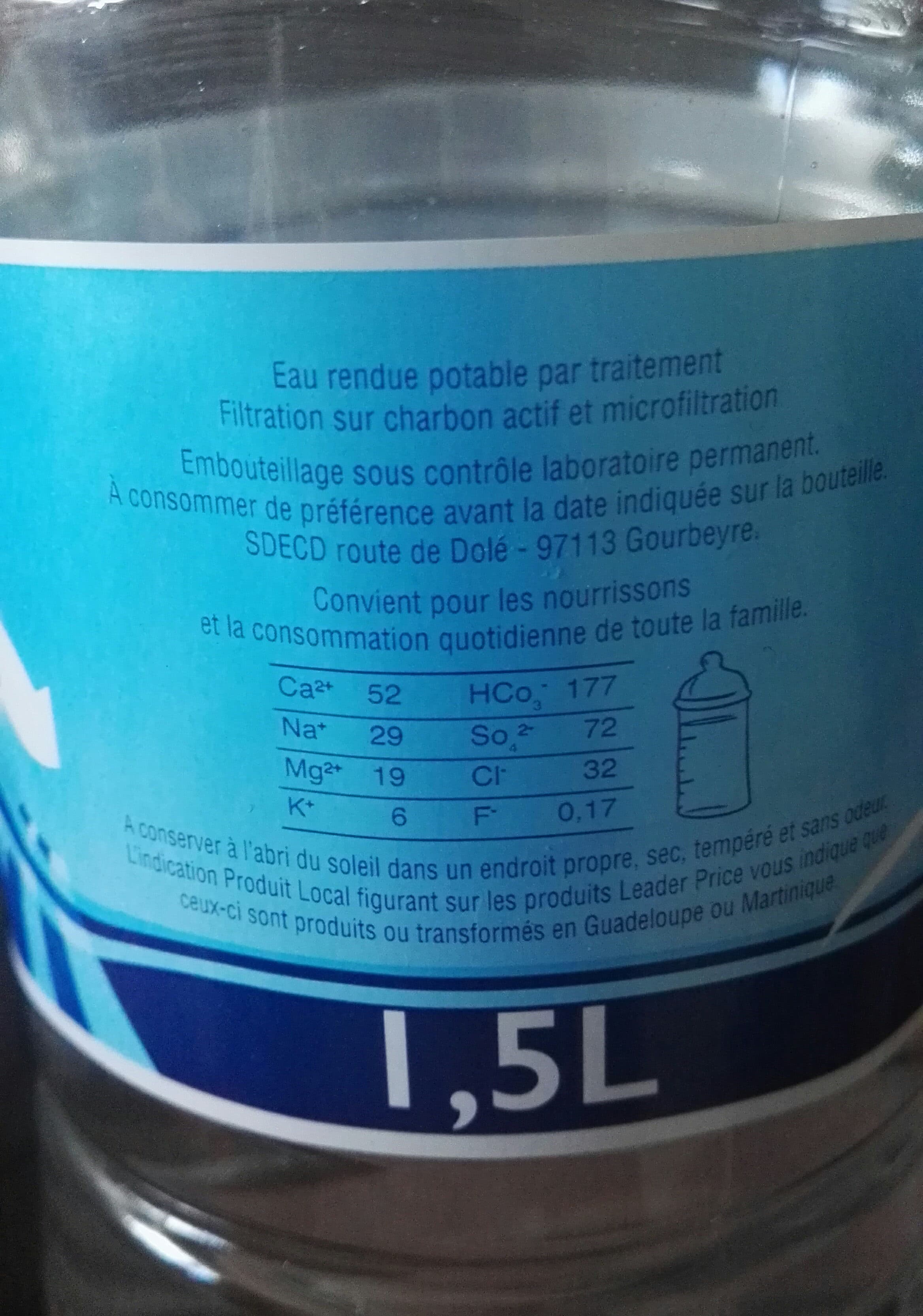 Leader Price Eau De Source packshot