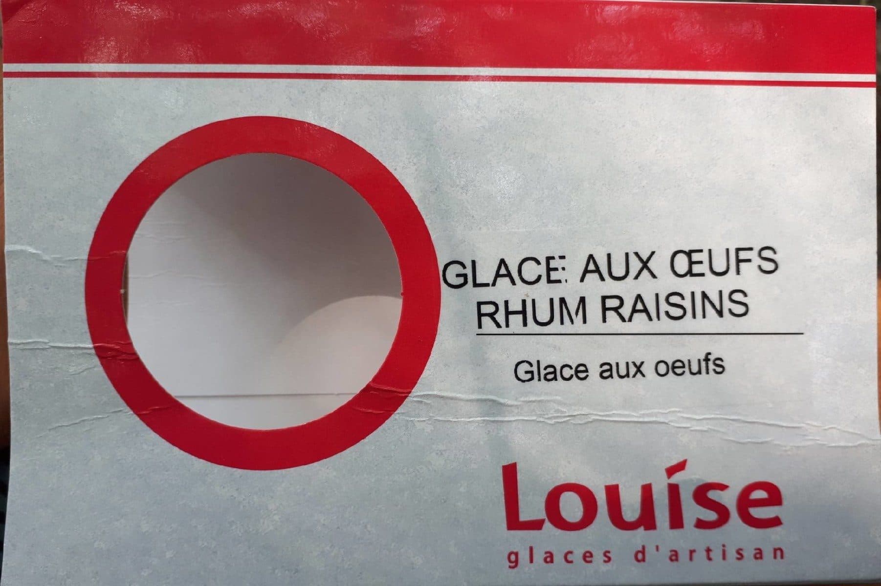 Open Food Facts Glace aux œufs rhum-raisins packshot