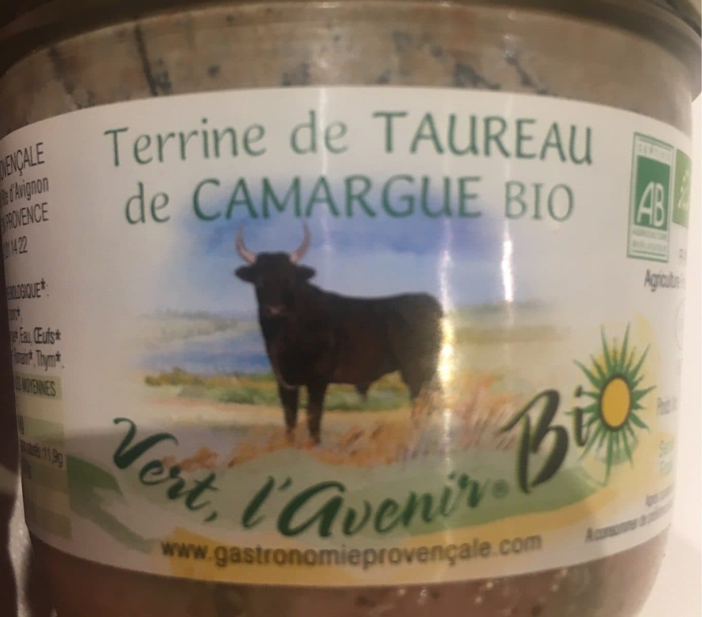 Open Food Facts Terrine de Taureau de camargue Bio packshot