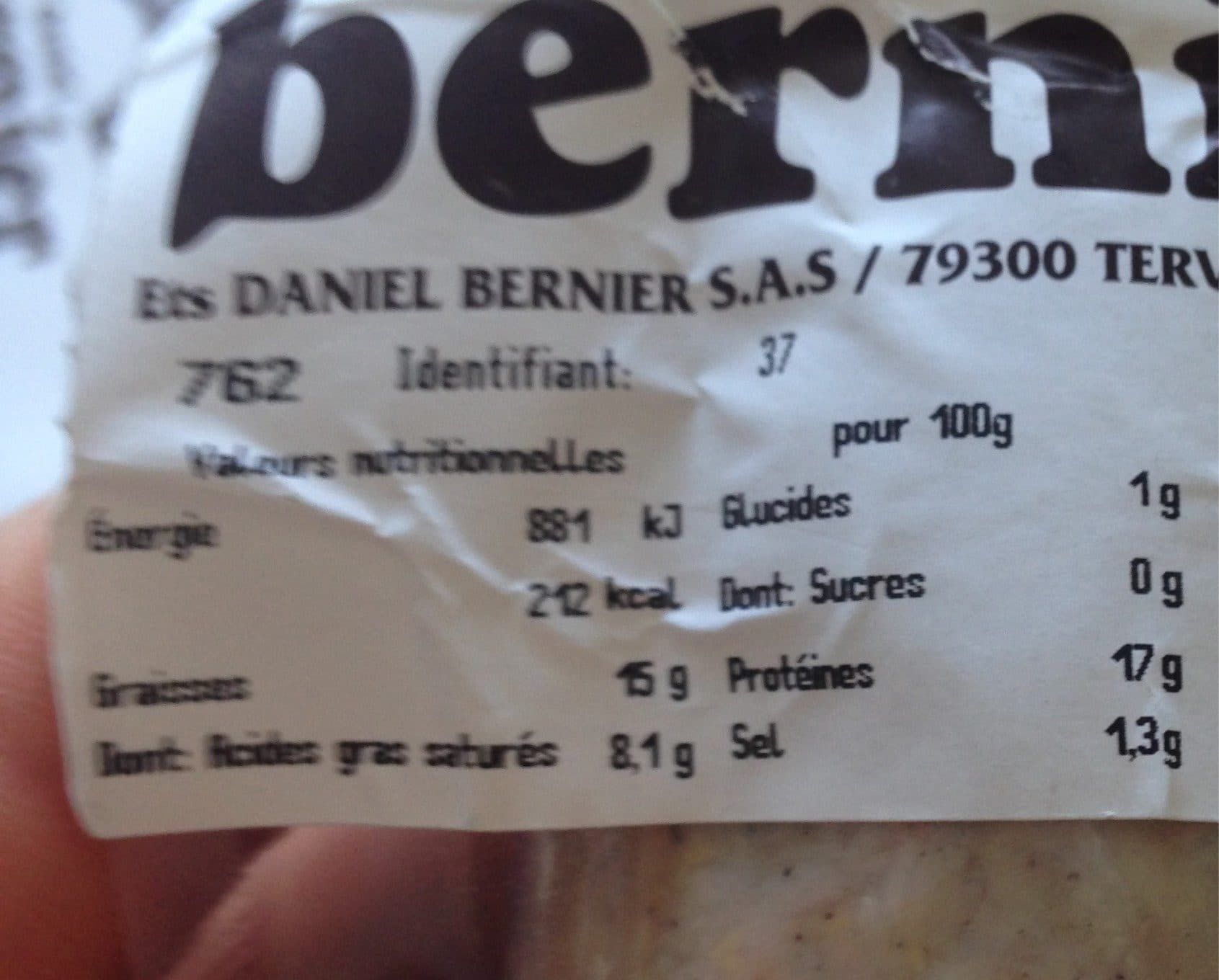 Daniel Bernier Andouillettes a griller DANIEL BERNIER, 2 pieces packshot