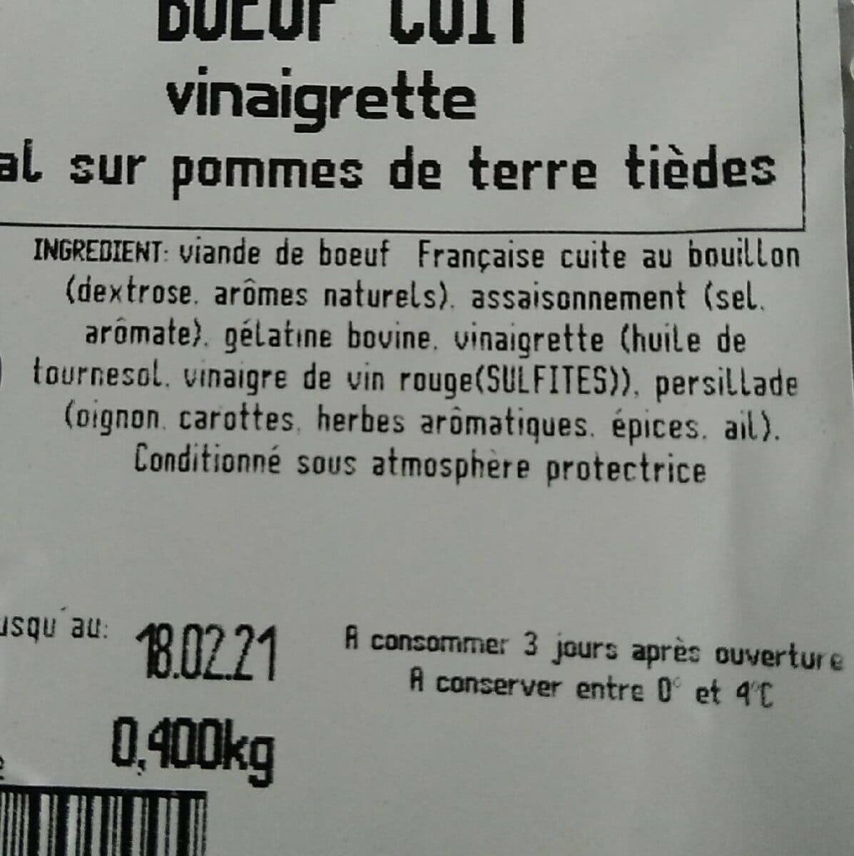 Open Food Facts Boeuf cuit vinaigrette packshot