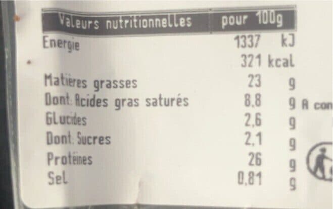 Open Food Facts Gros rillons cocktail BERNIER packshot