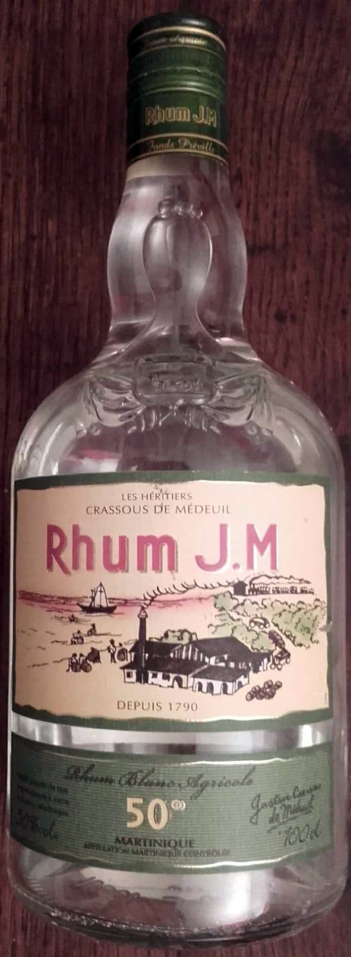 Rhum J.M Rhum blanc agricole packshot