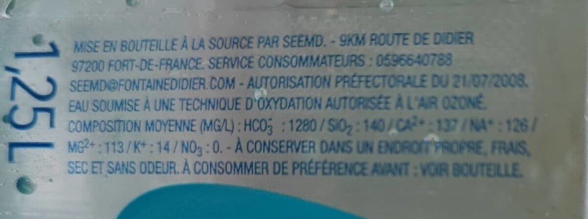 Didier Eau minérale gazeuse packshot