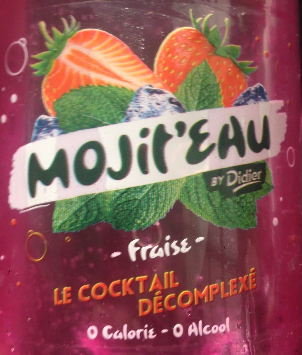 Didier Mojit'Eau Fraise packshot