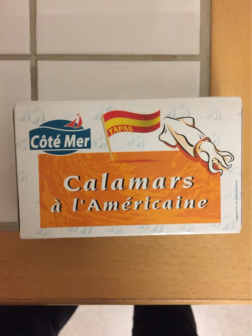 Cote Mer 1 / 6 Calamars 112G Sauce Americaine Kileoa packshot