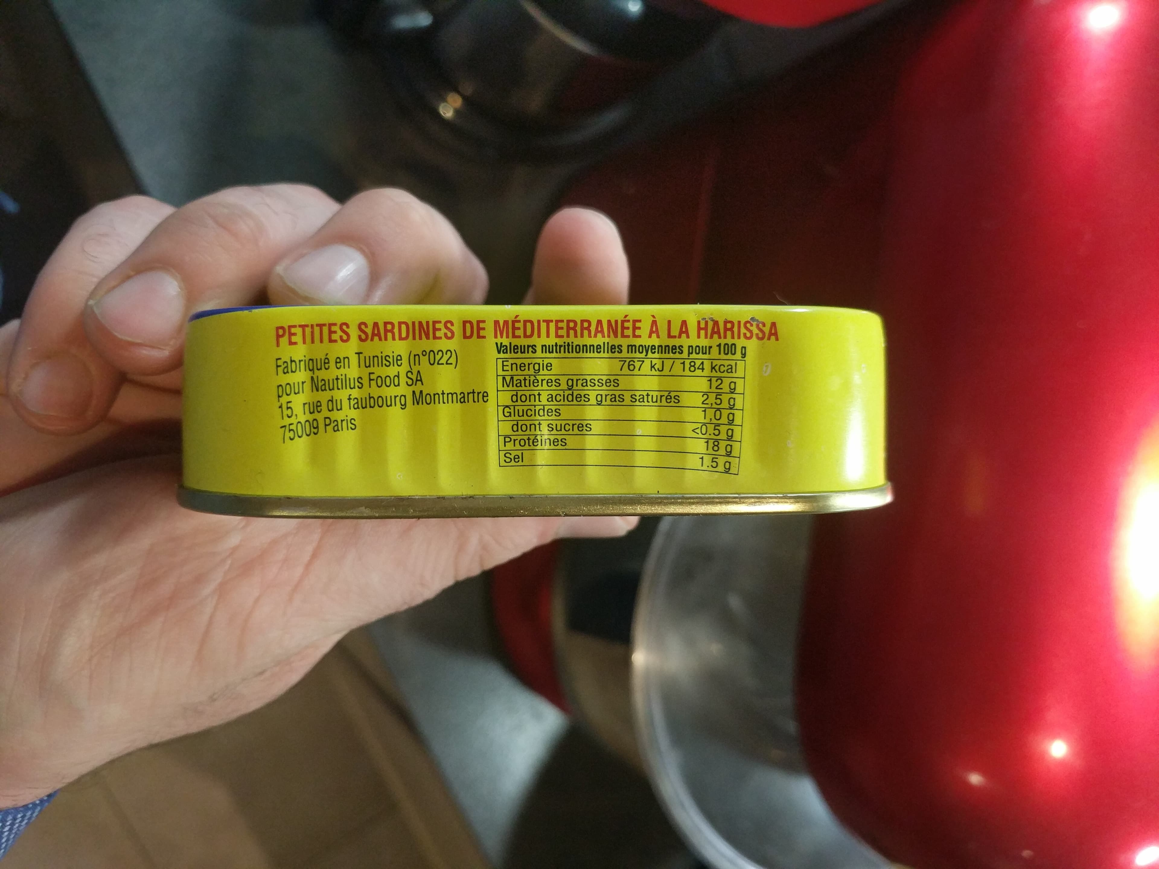 le phare du cap bon PETITES SARDINES A LA HARISSA packshot