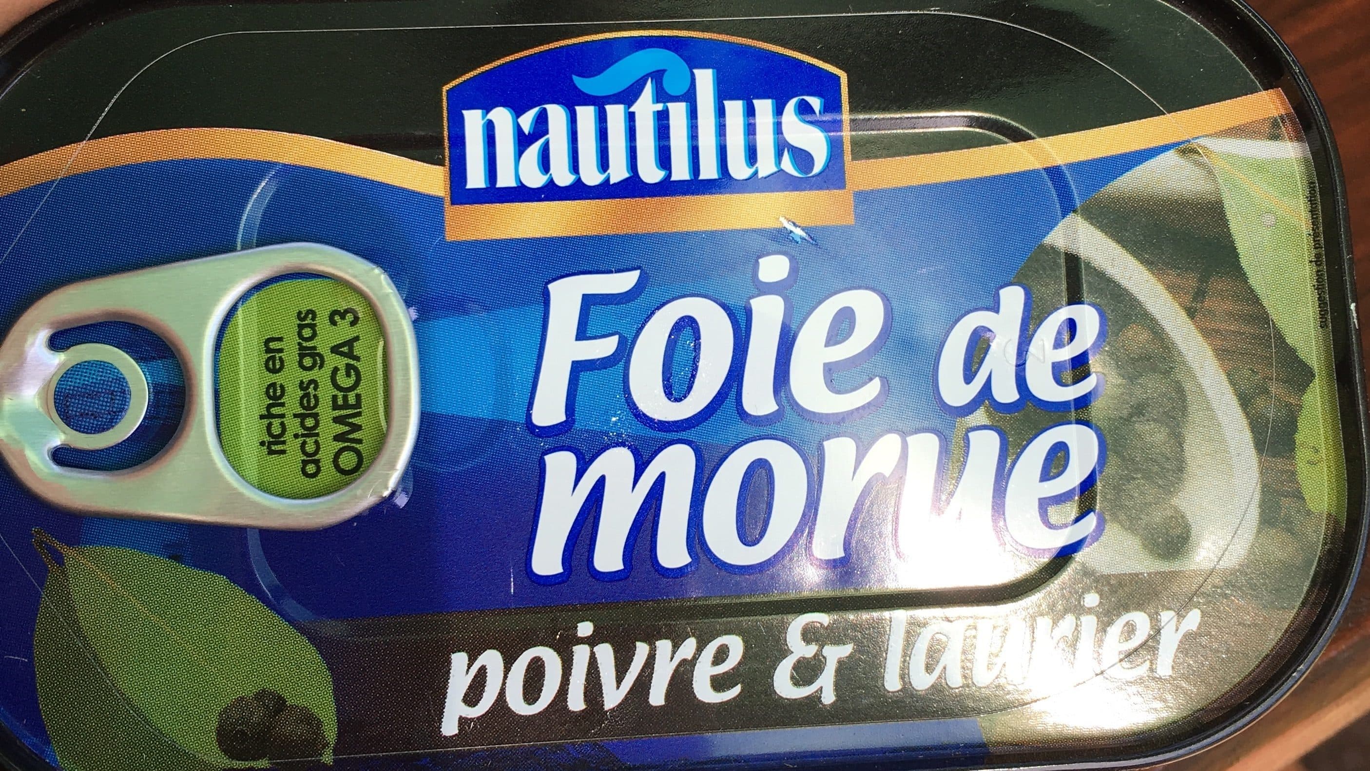nautilus Foie de morue packshot