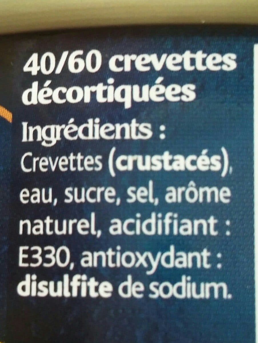 Nautilus Crevettes décortiquées packshot