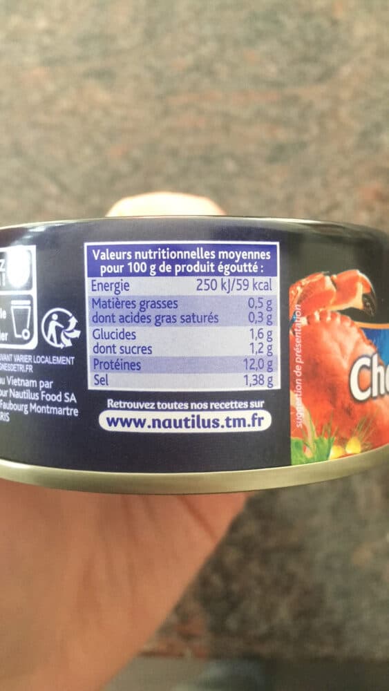 Nautilus Chair de crabe packshot