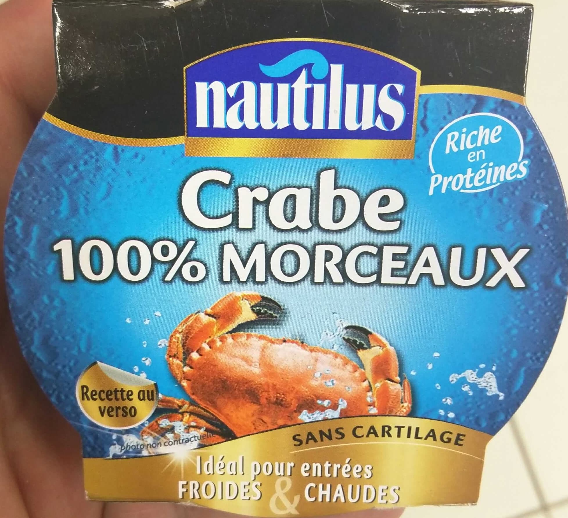Nautilus Crabe 100% Morceaux packshot