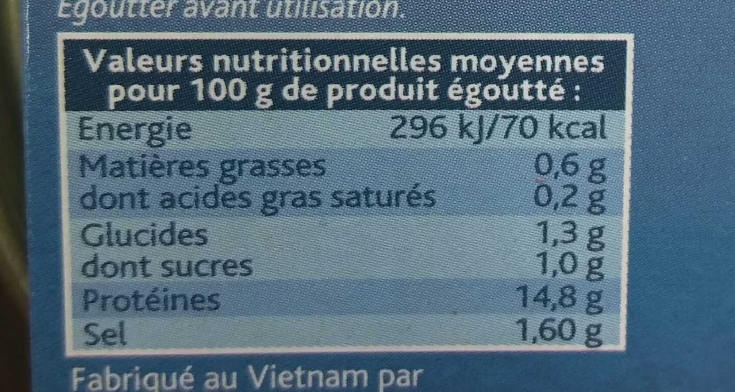 Nautilus Crabe 100% Morceaux packshot