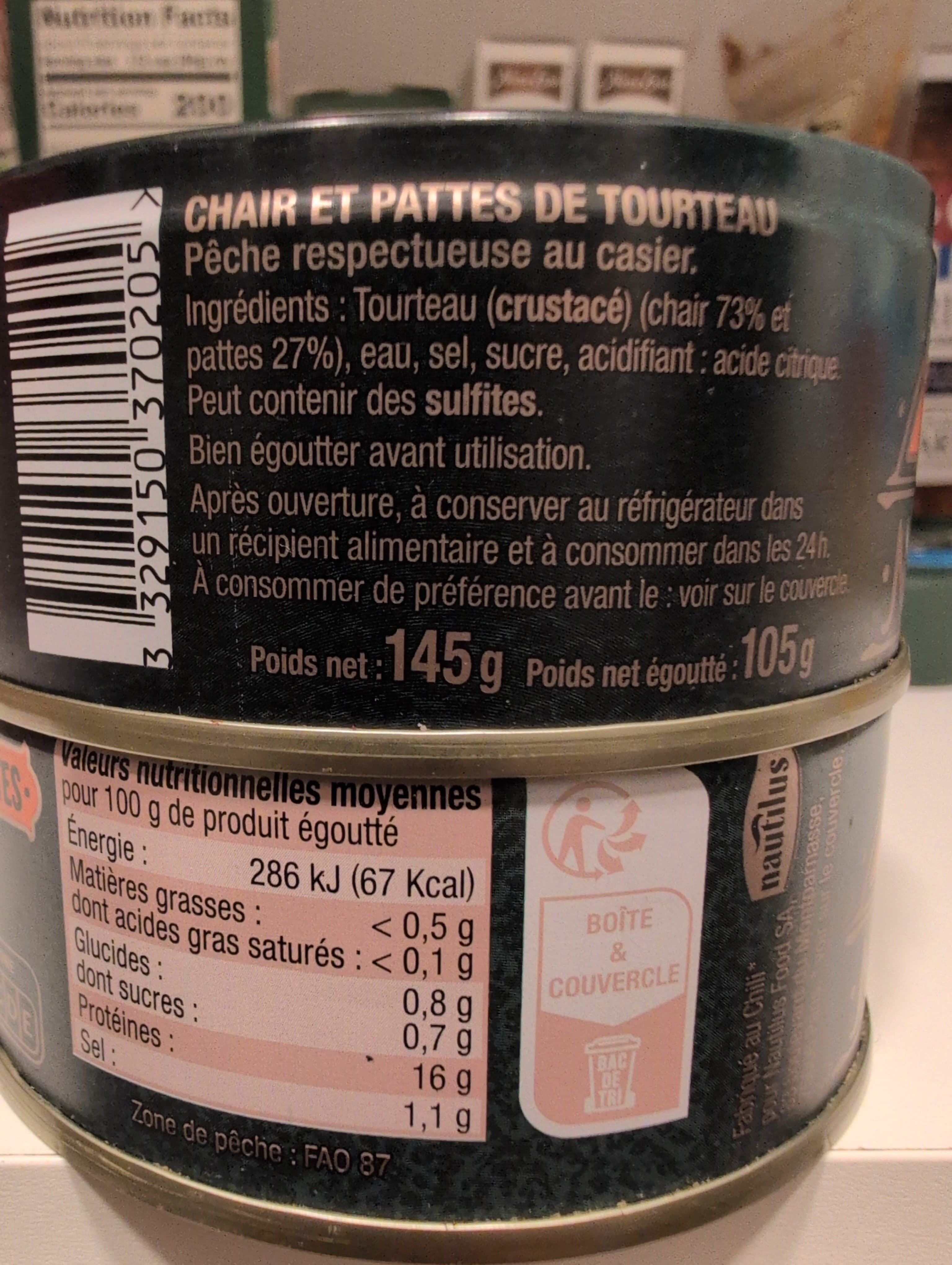Nautilus Tourteau Chair & Pattes packshot
