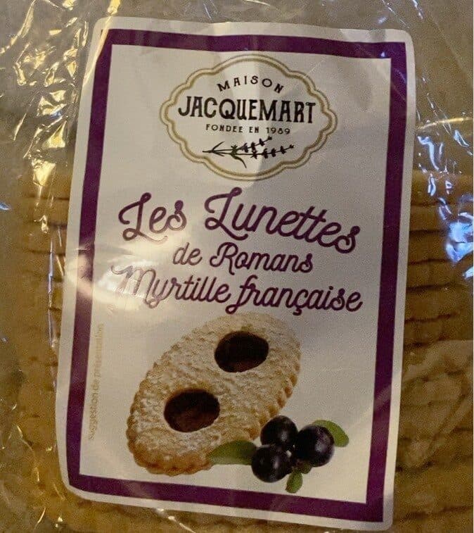 Les Douceurs De Jacquemart Les lunettes de romans myrtille francaise packshot