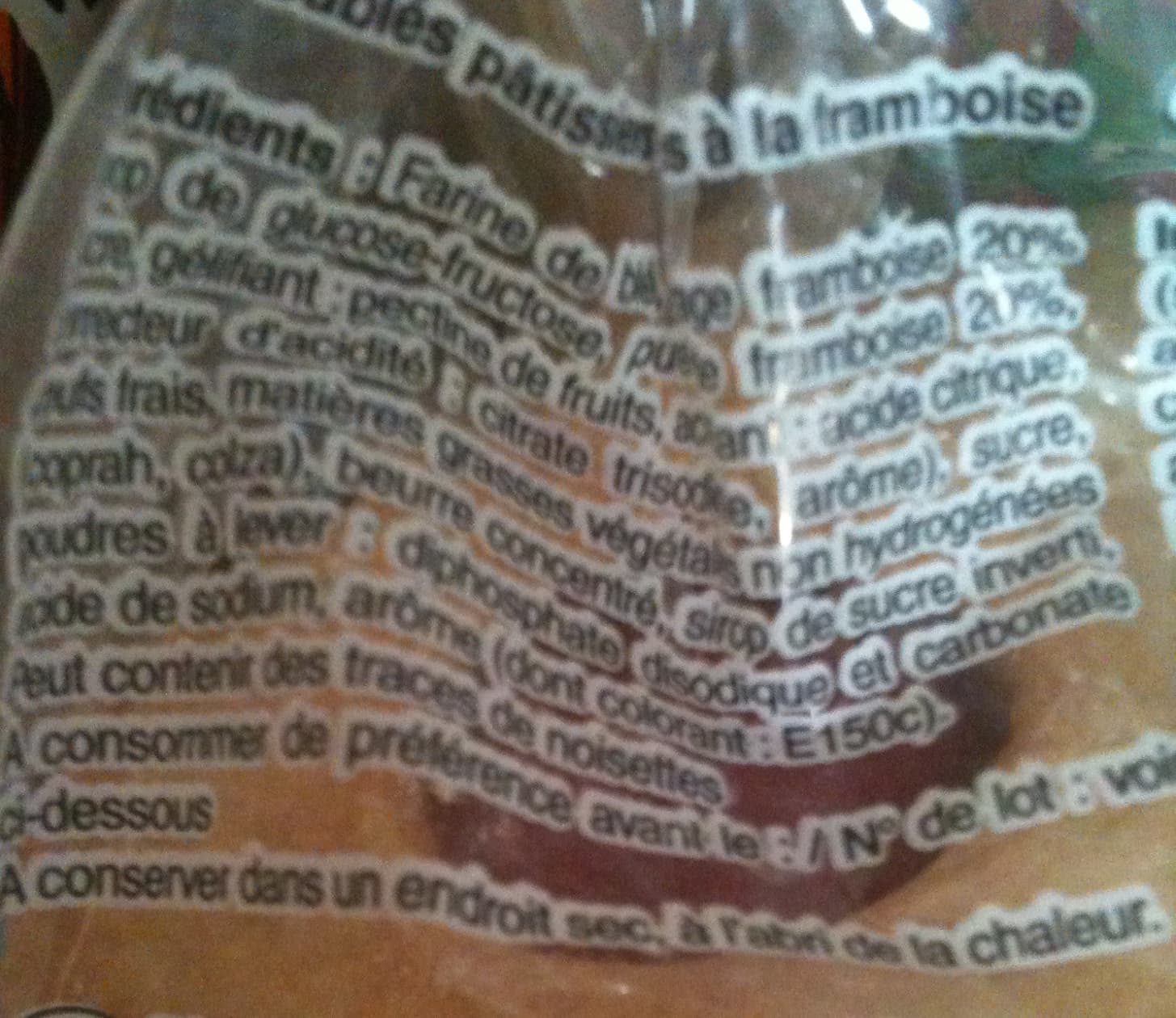 Les douceurs de jacquemart Lunettes à la Framboise packshot