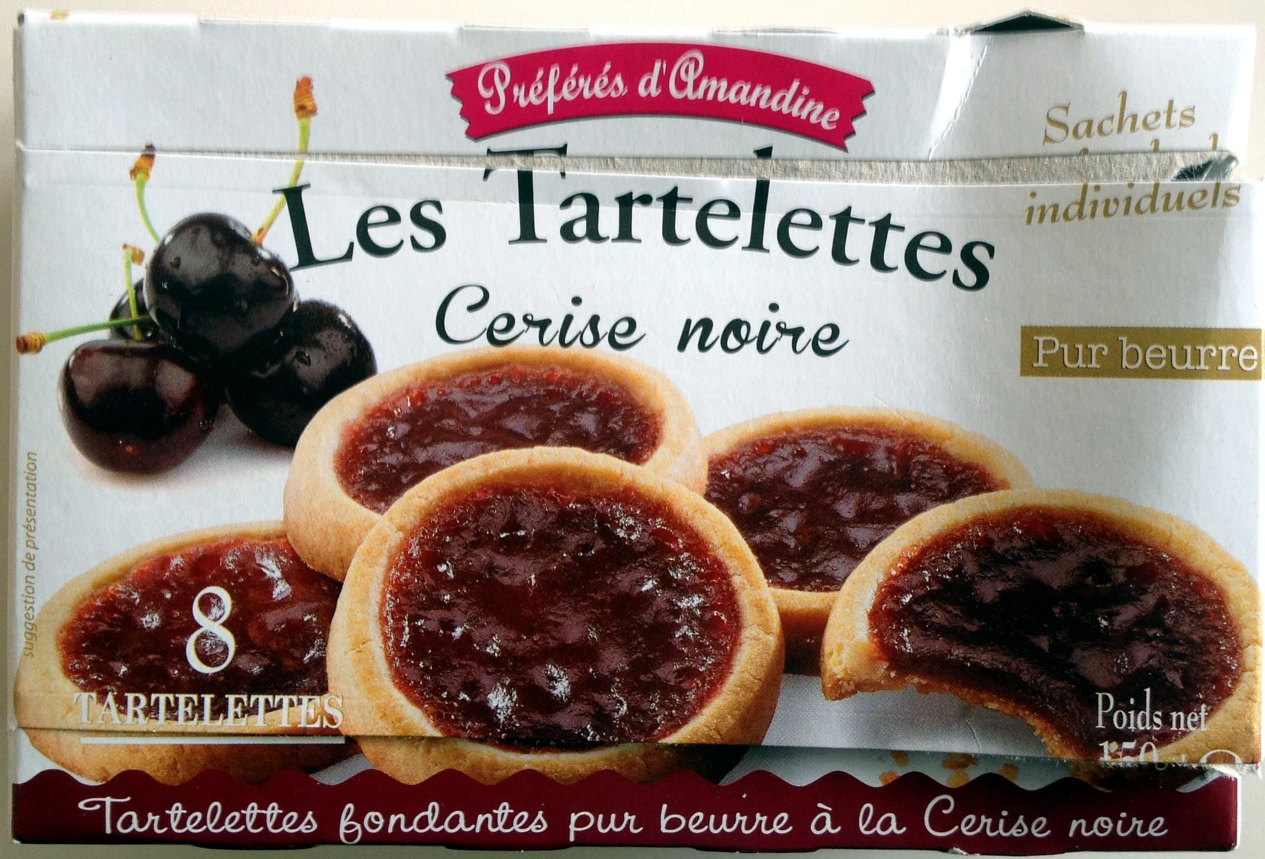 Préférés d'Amandine Les Tartelettes Cerise noire packshot