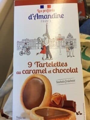 Les Preferes D'amandine Tartelette Au Caramel Et Chocolat packshot