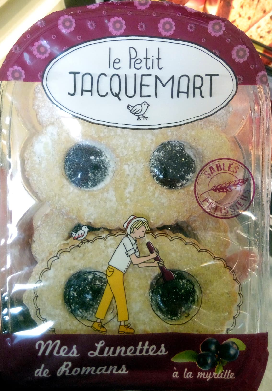 Le Petit Jacquemart Mes Lunettes de Romans à la myrtille packshot
