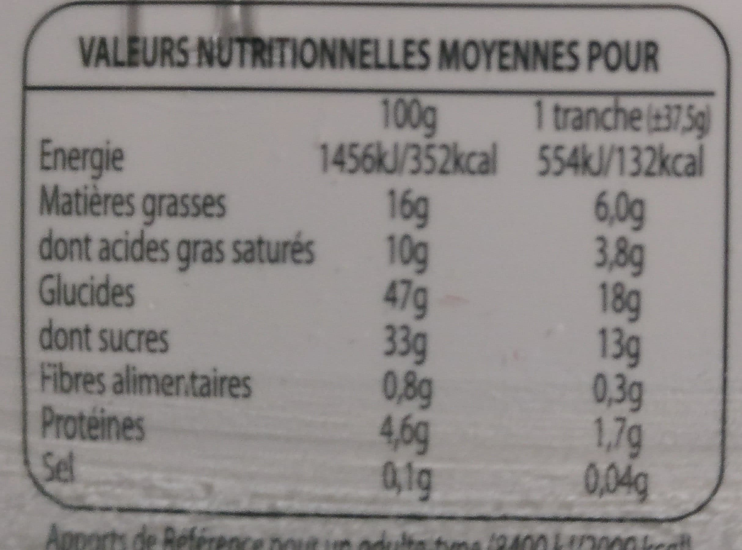 Open Food Facts Cake à la cerise packshot
