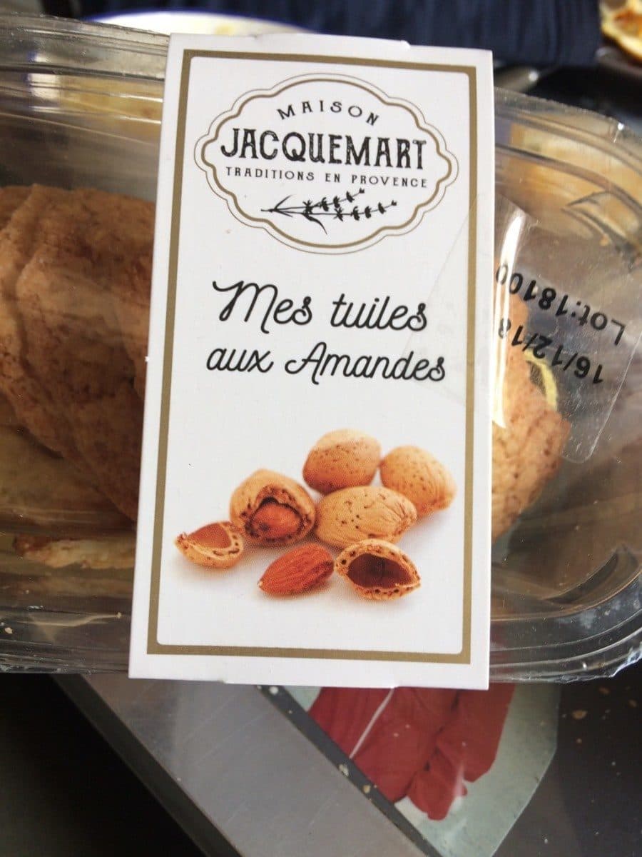Open Food Facts Mes tuiles aux amandes LE PETIT JACQUEMART packshot