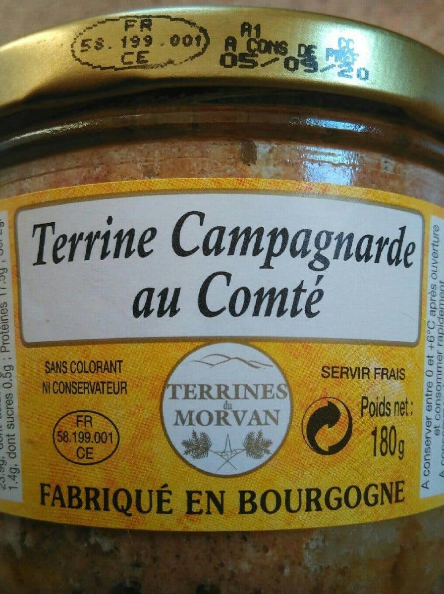 Terrines Du Morvan Terrine Campagnarde au Comté packshot