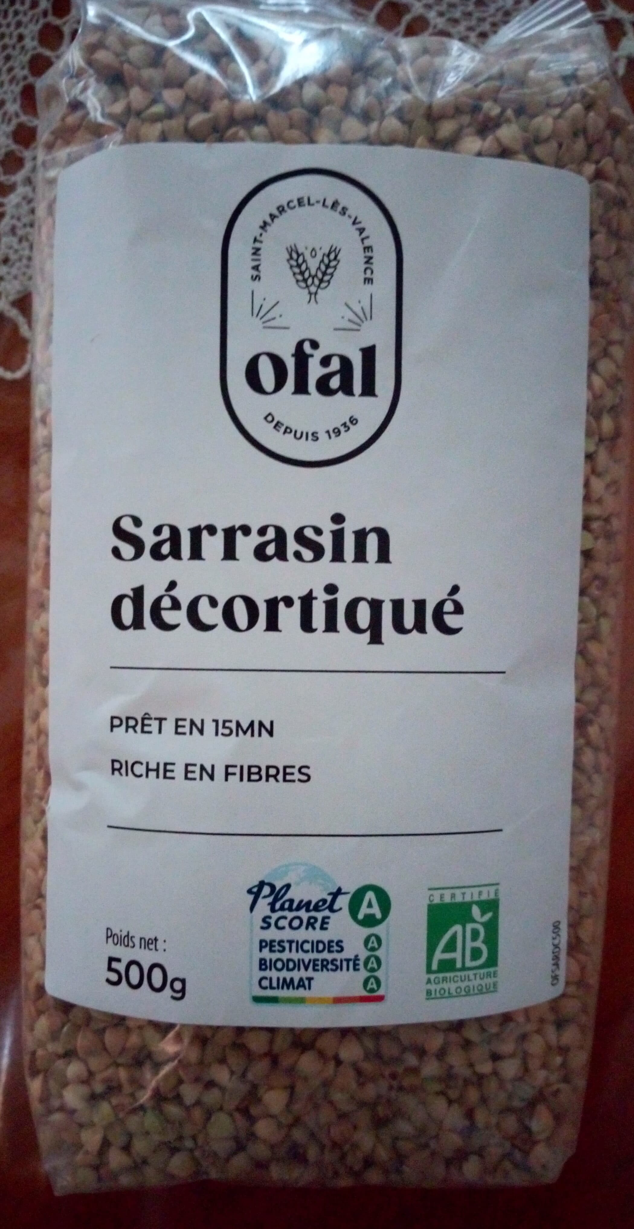 Ofal Sarrasin Décortiqué packshot