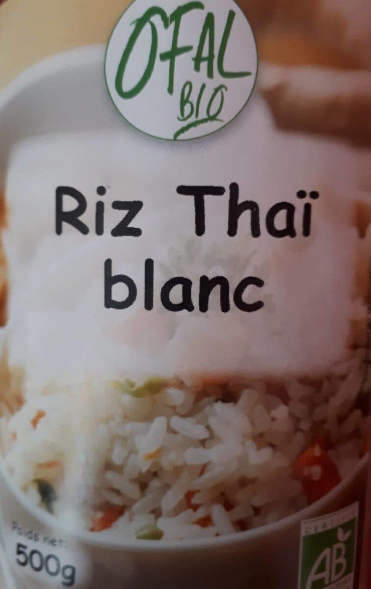 Ofal Riz thaï blanc packshot