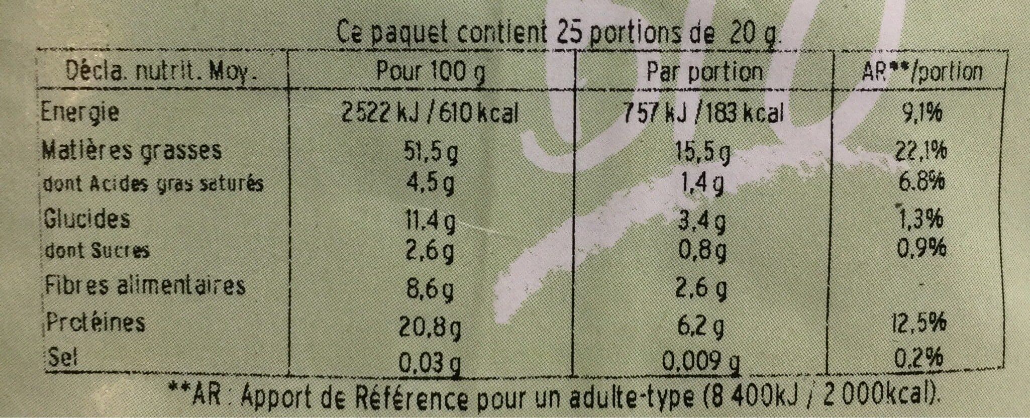 Ofal Graines de tournesol décortiquées bio packshot