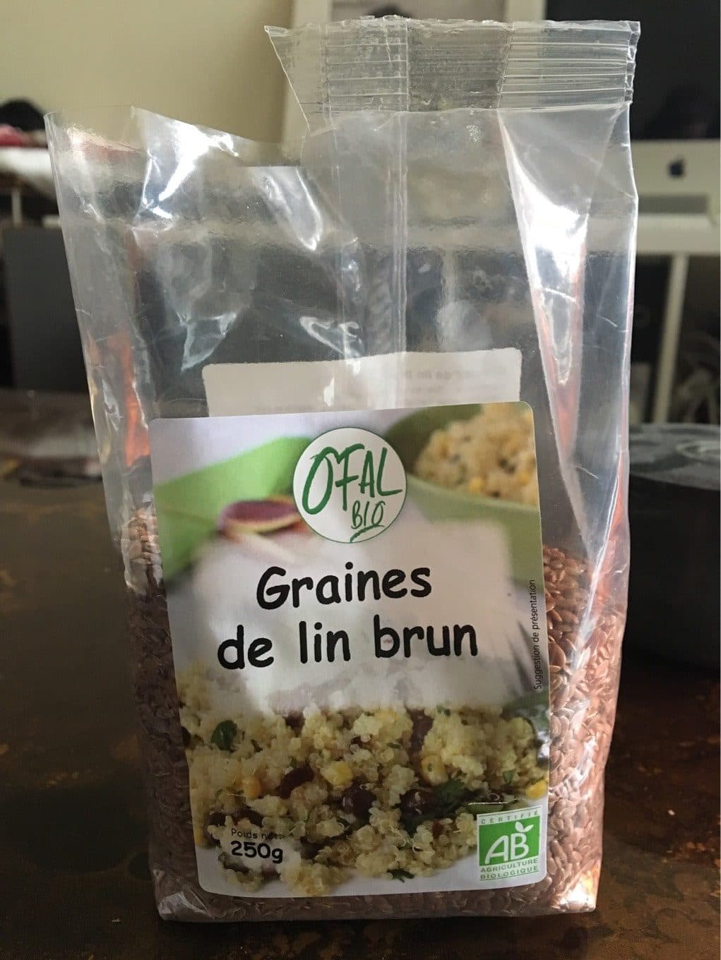 Ofal Graines de lin brun bio packshot