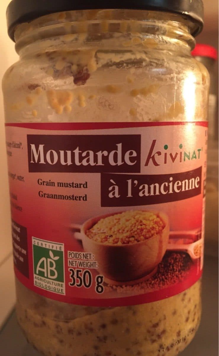 Kivinat Moutarde à l'ancienne packshot