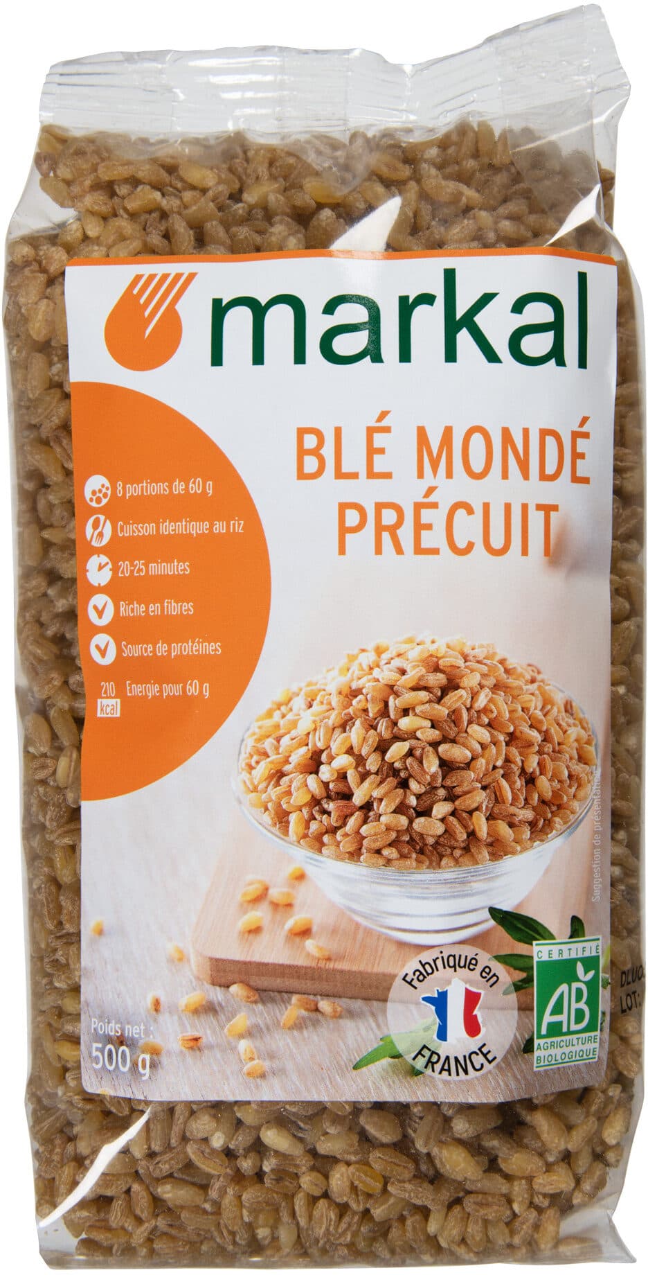 Markal Blé Mondé précuit packshot