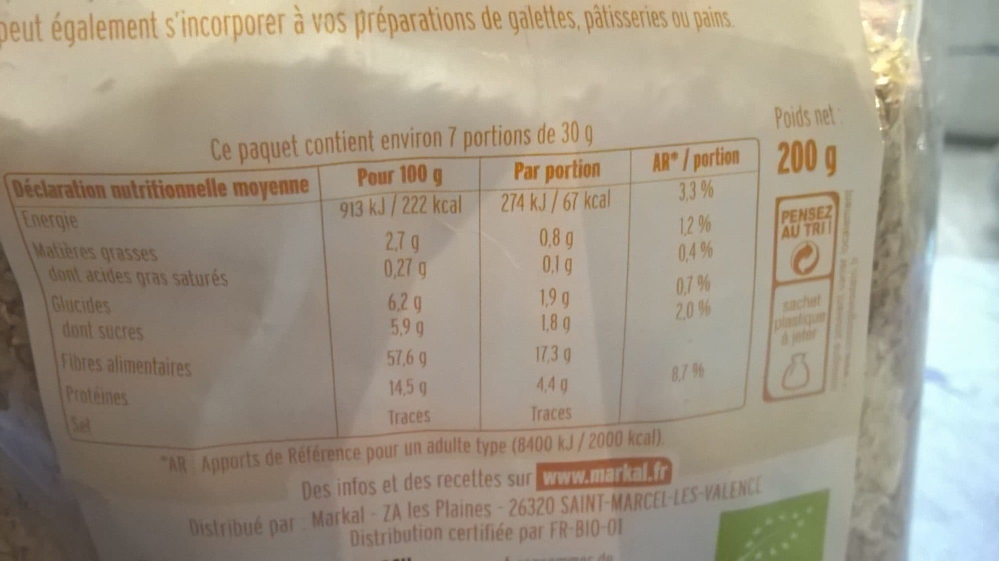 Markal Son de Blé packshot