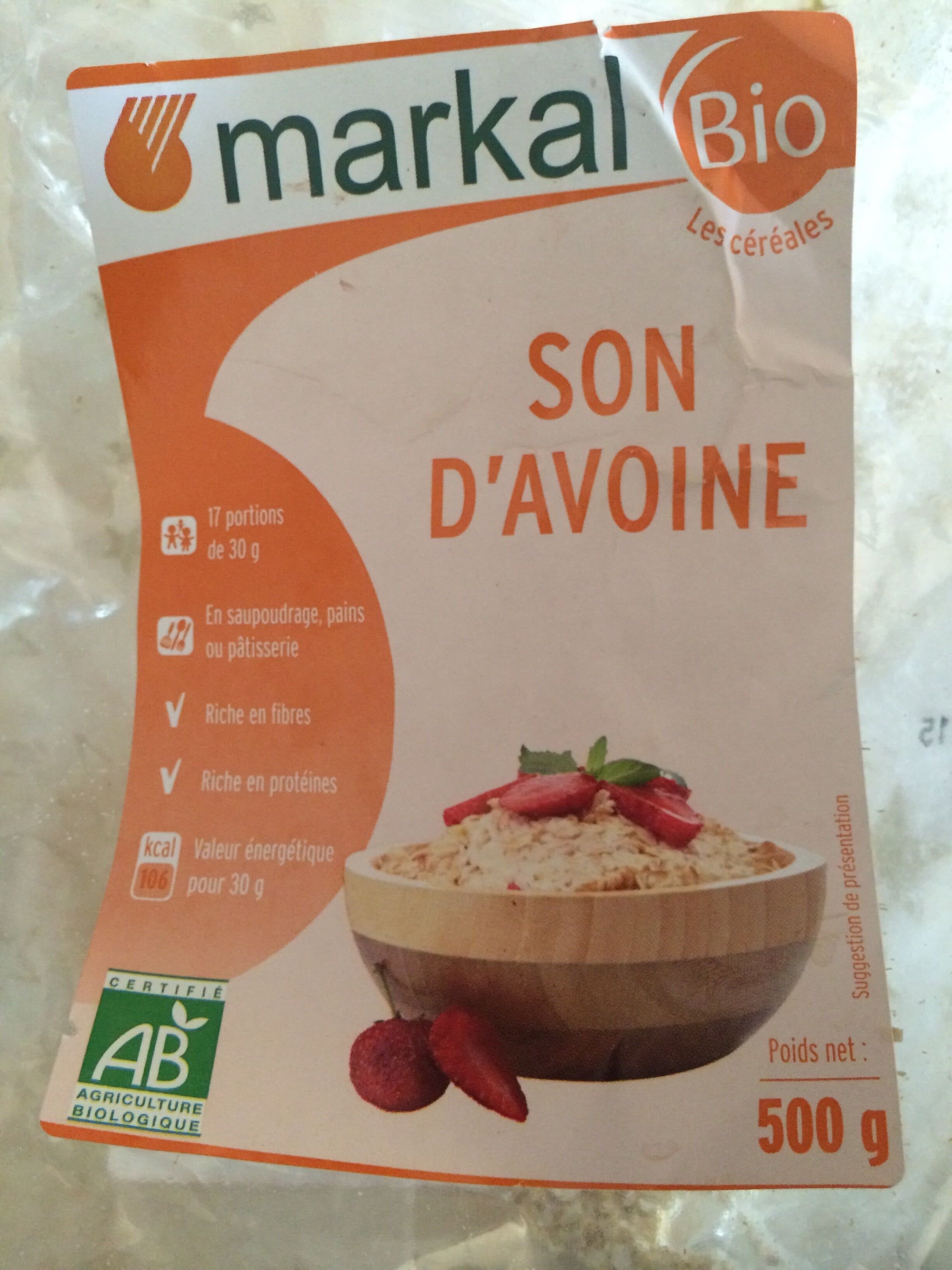 Markal Son D'avoine packshot