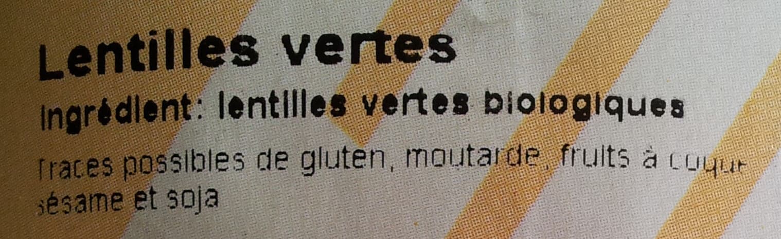 Markal Lentilles vertes Bio packshot