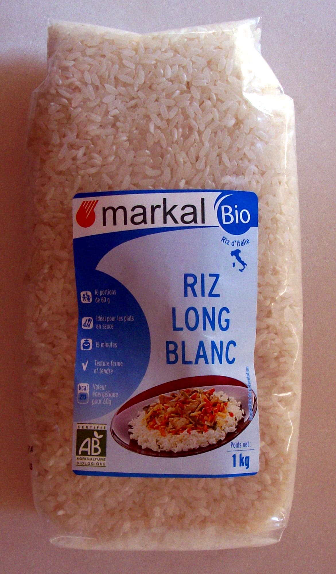 Markal Riz long blanc packshot
