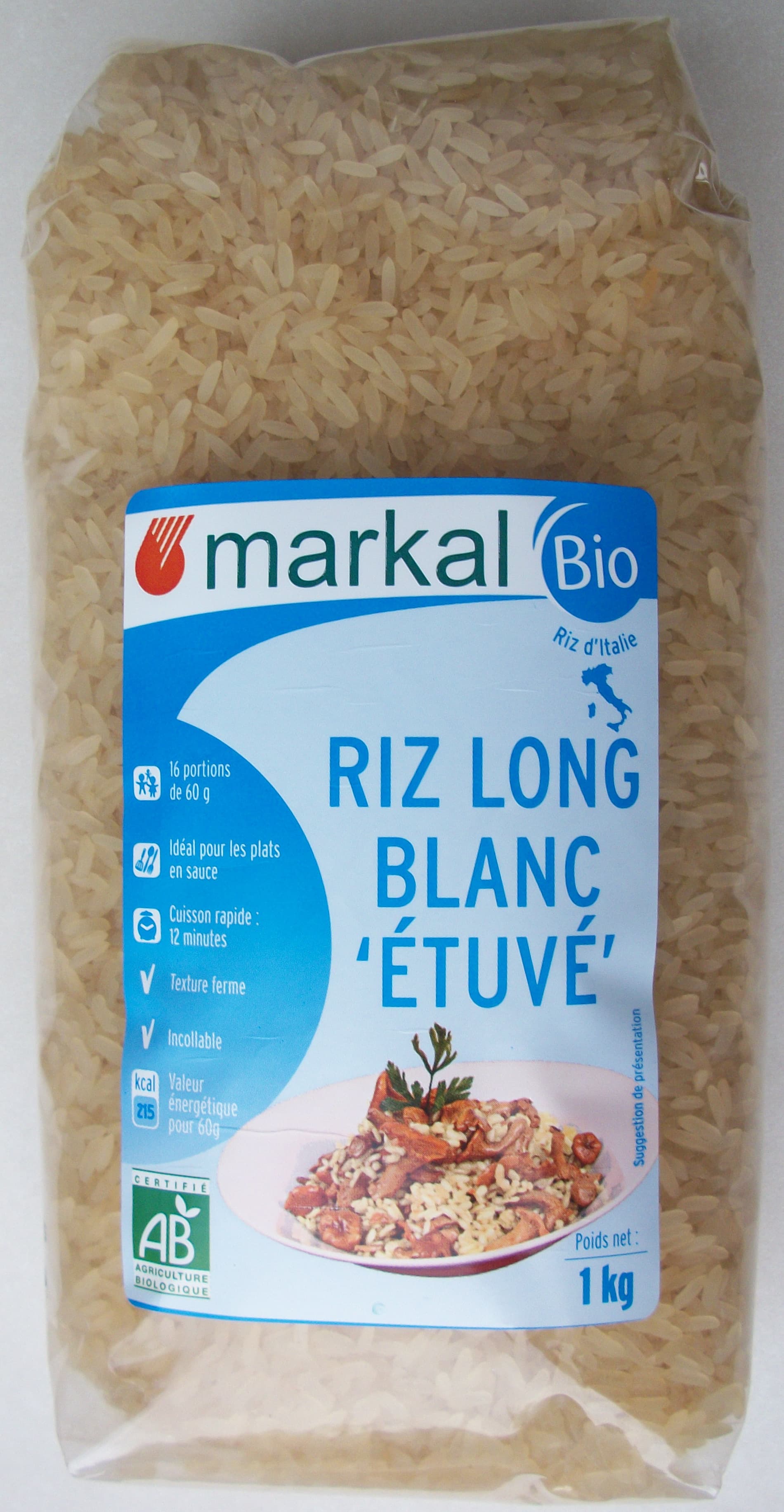 markal Riz long blanc "étuvé" packshot