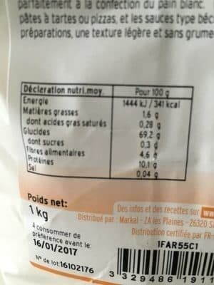 MARKAL Farine de blé bio packshot