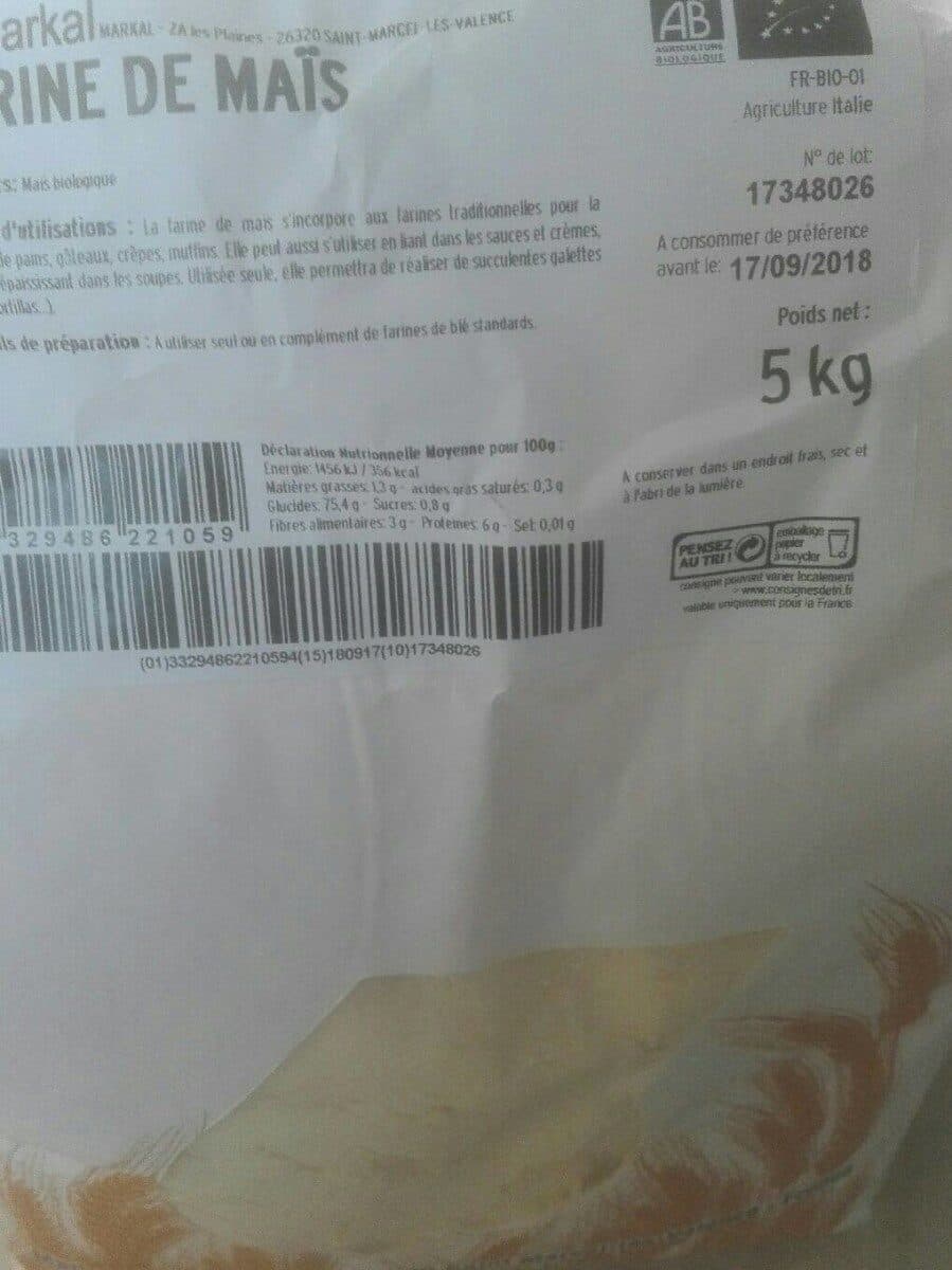 Markal Farine de maïs packshot