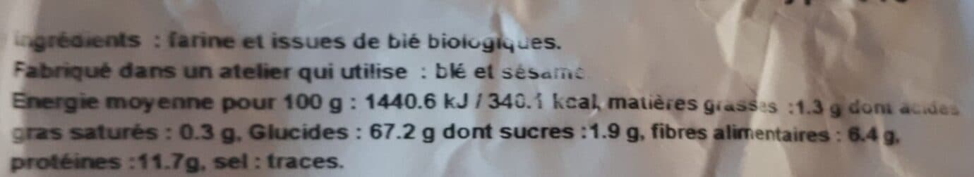 Markal Farine de Blé Grise T110 packshot