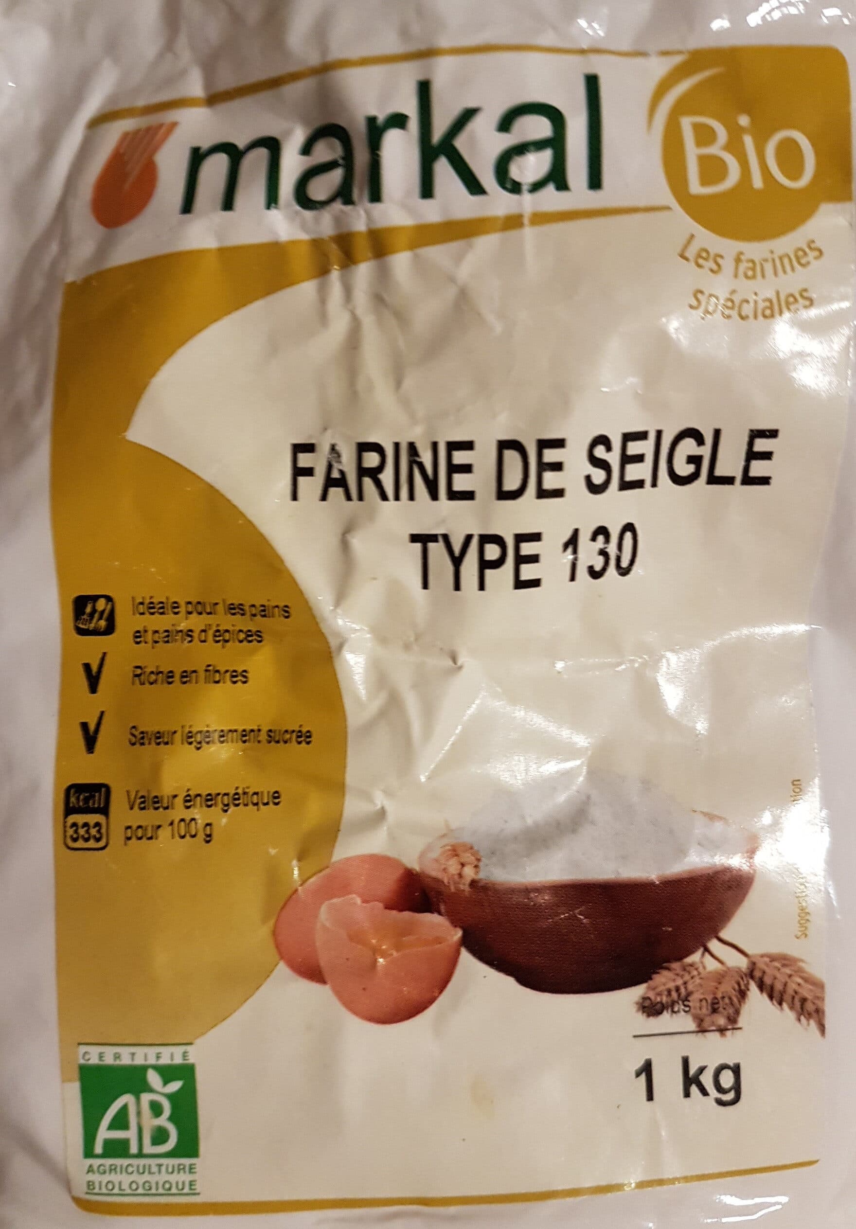 Markal Farine de seigle type 130 packshot