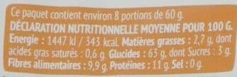 Markal Semoule de blé complète fine packshot