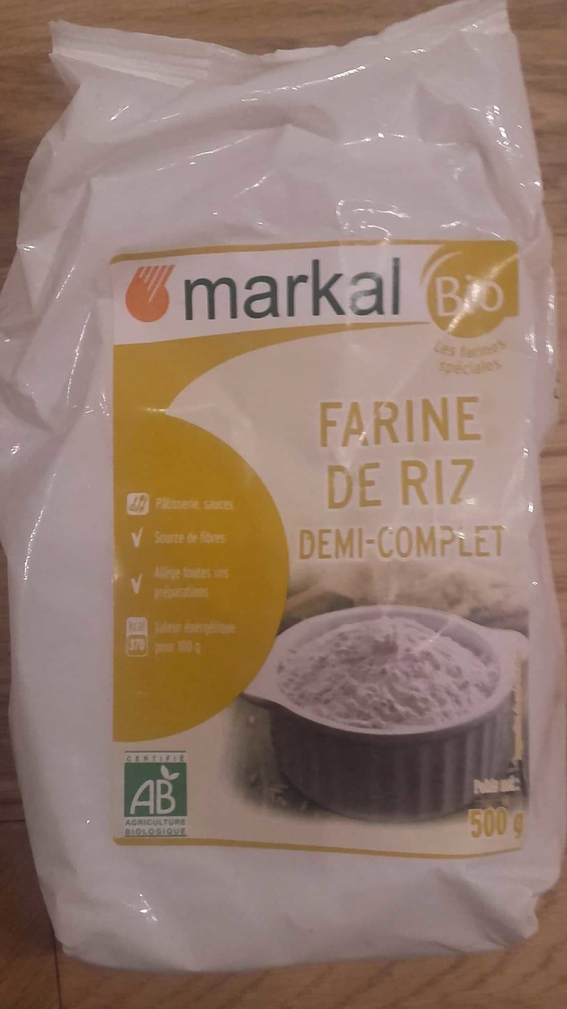 Markal Farine de riz demi complet packshot