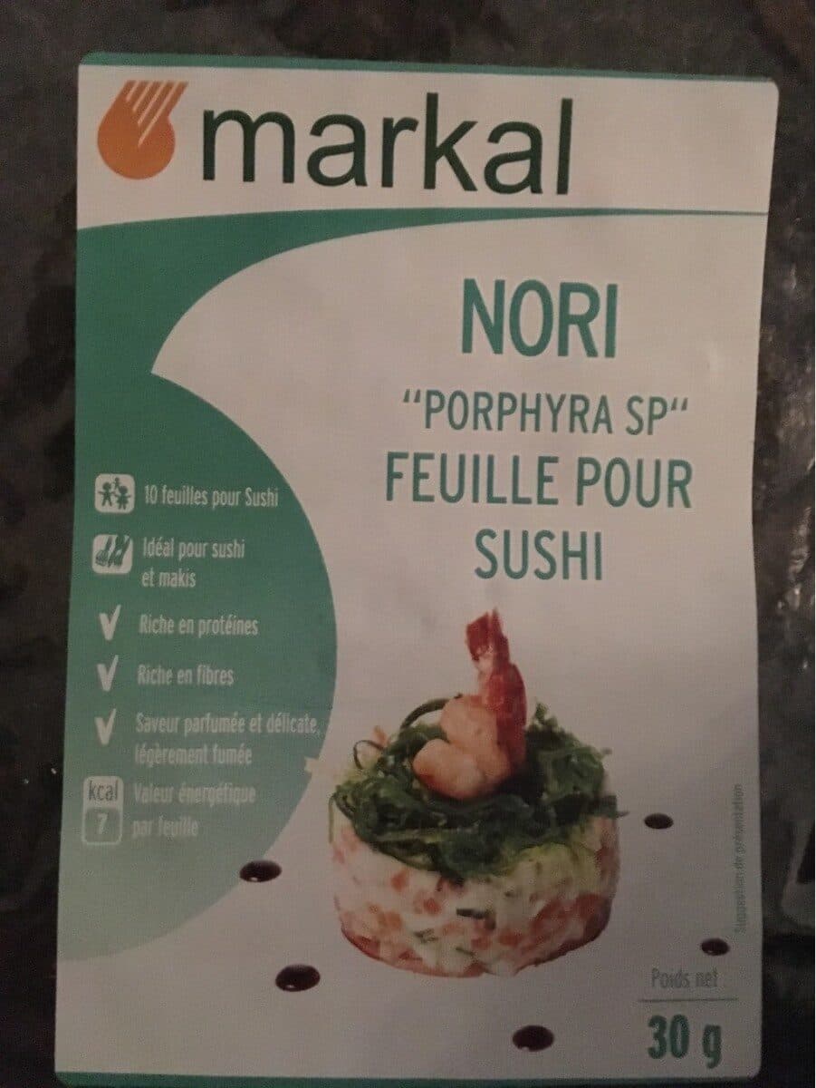 Markal Feuille Nori Pour Sushis packshot