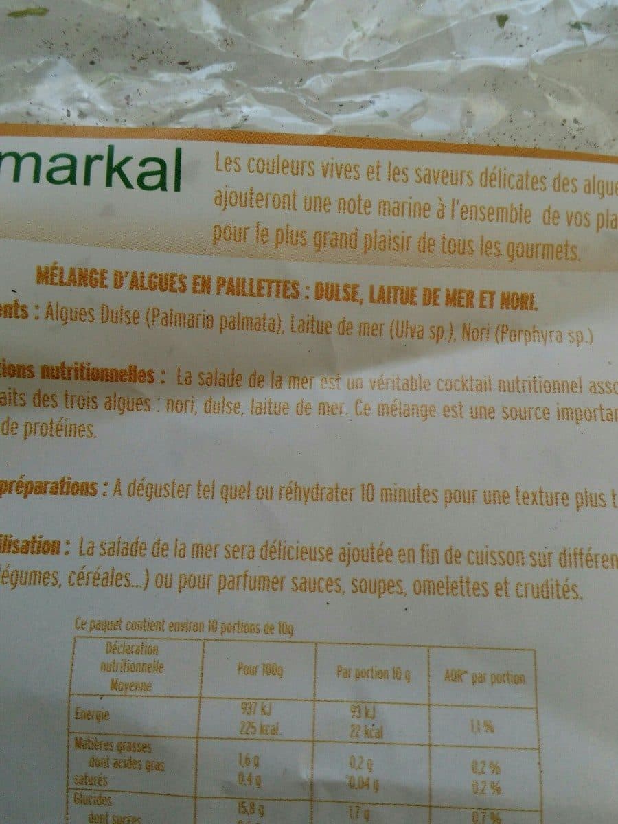Markal Salade De La Mer (paillettes) - 100G - Markal packshot