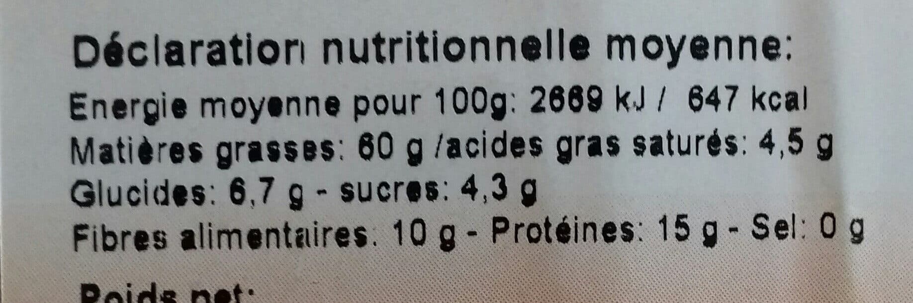 Markal Noisettes Décortiquées packshot