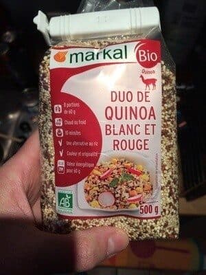 Markal Duo de Quinoa blanc et rouge packshot