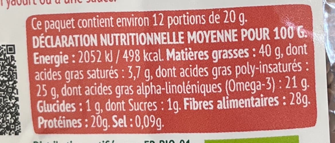 Markal Graines de lin brun packshot