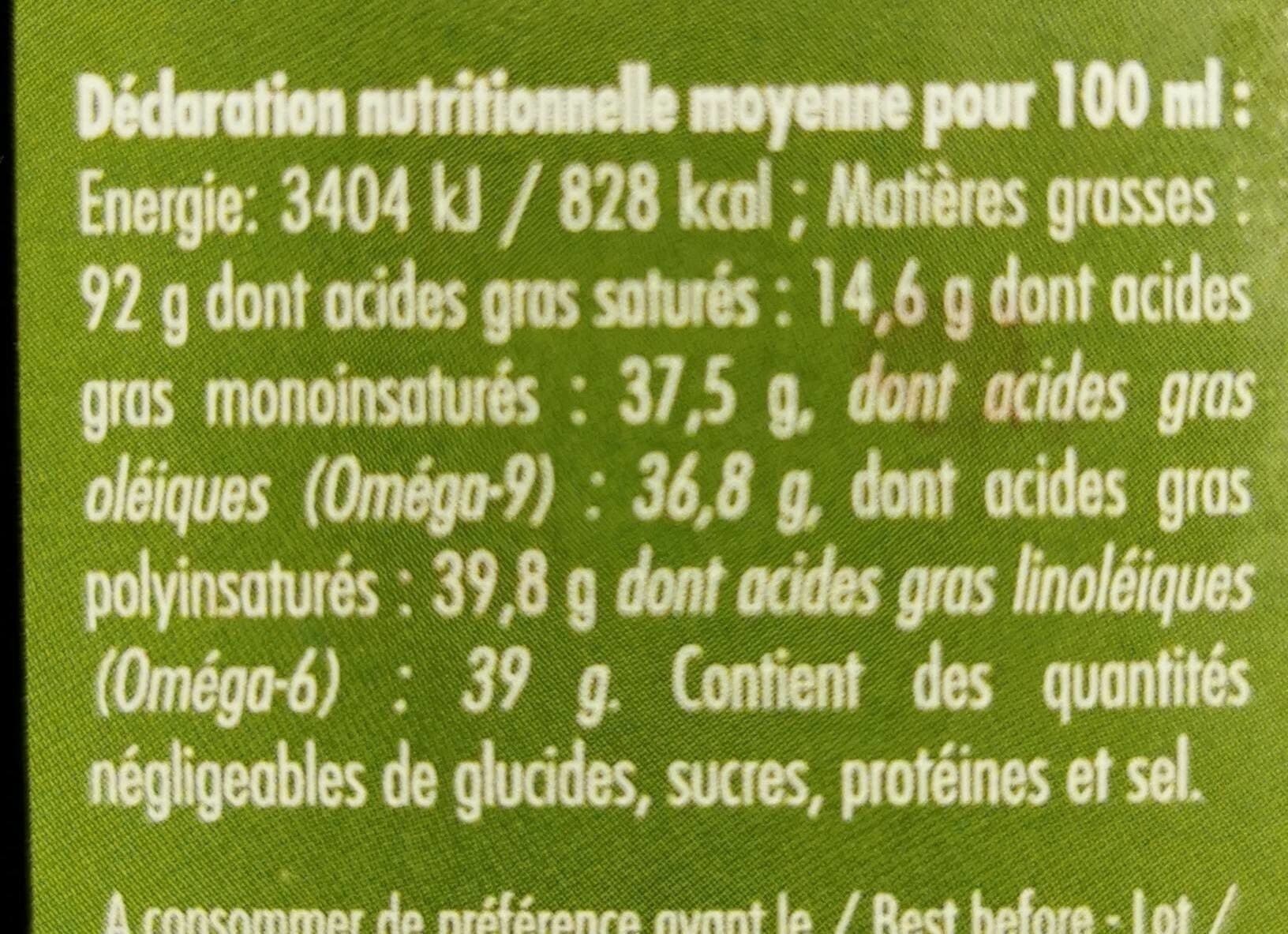 Grand Olio Huile De Sésame Bio, Vierge - 50CL - Grand Olio packshot