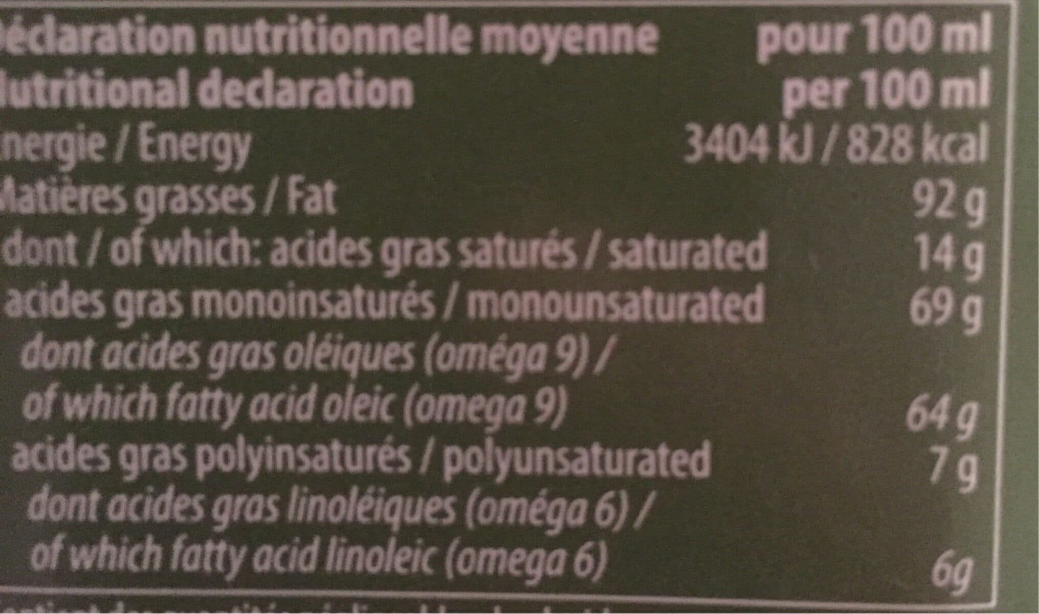 Open Food Facts Huile D'olive Bio, Vierge Extra 100% Espagne - 1L - Grand Olio packshot