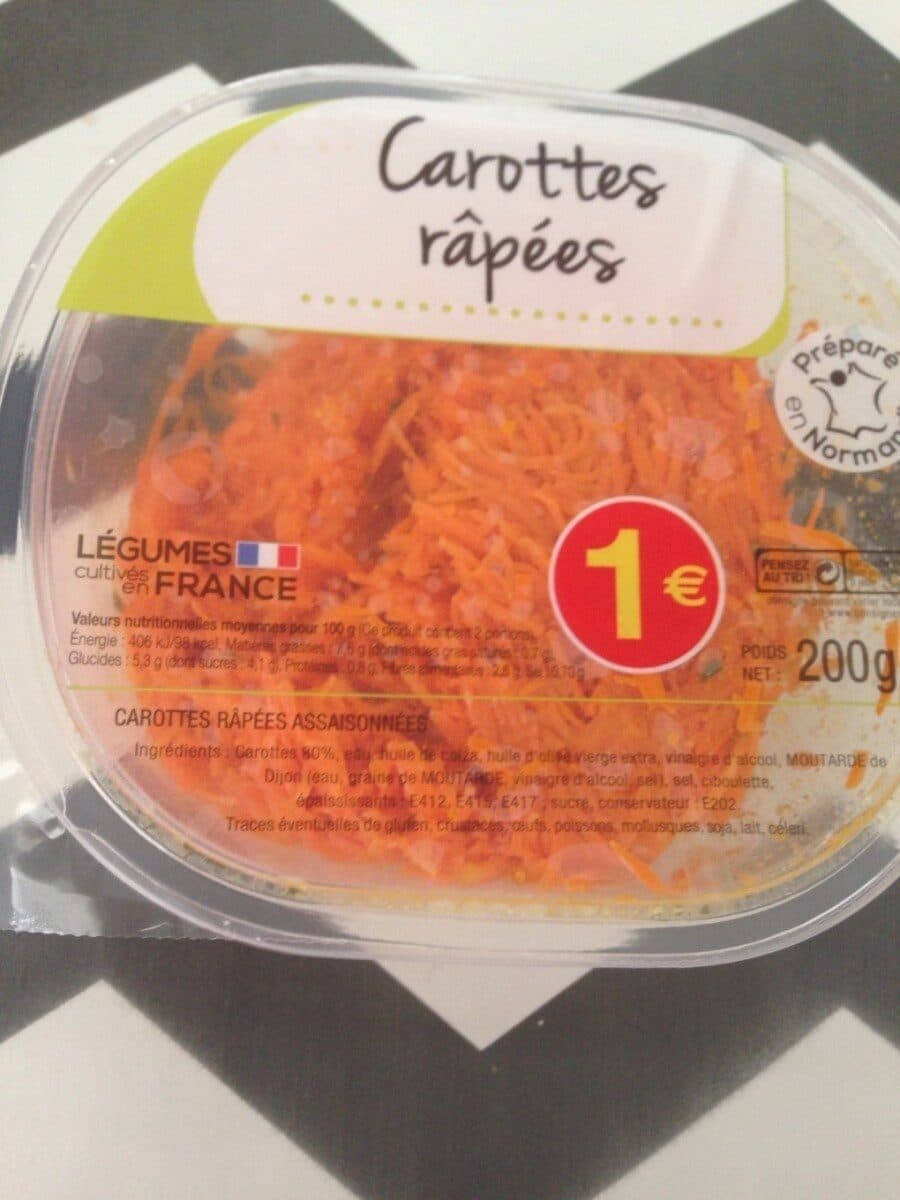 Casino Carottes Râpées Assaisonnées packshot
